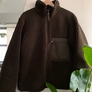 Uniqlo U Brown Fleece Jacket